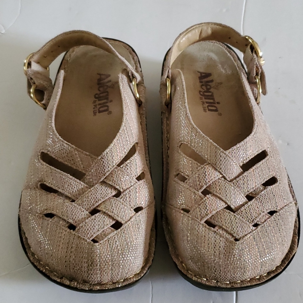 Alegria Naturally Freesia Leather Clogs Size 6 - Picture 2 of 10